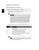 Preview for 80 page of Acer TravelMate 8210 Manual Do Utilizador