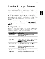 Preview for 85 page of Acer TravelMate 8210 Manual Do Utilizador