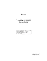 Acer TravelMate 8210 Service Manual preview