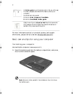 Предварительный просмотр 4 страницы Acer TravelMate C100 series Manual