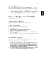 Preview for 41 page of Acer TravelMate C310 Series Manual Do Utilizador