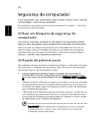 Preview for 42 page of Acer TravelMate C310 Series Manual Do Utilizador