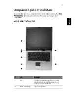 Preview for 11 page of Acer TRAVELMATE TravelMate 2350 Manual Do Utilizador