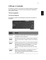 Preview for 21 page of Acer TRAVELMATE TravelMate 2350 Manual Do Utilizador