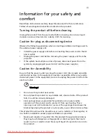 Preview for 3 page of Acer X112H User Manual