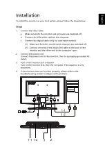 Предварительный просмотр 21 страницы Acer X203Wbd User Manual