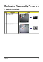 Preview for 14 page of Acer XD1150 Series Service Manual