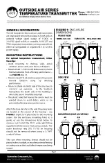 aci OUTSIDE AIR Series Installation & Operation Instructions preview