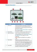 Предварительный просмотр 9 страницы ACTi E213 Hardware Manual