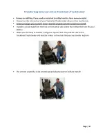 Preview for 11 page of Action Trackchair EAGLE Owner'S Manual