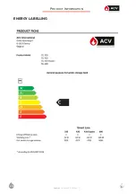 Предварительный просмотр 5 страницы ACV SL320 Installation Operation & Maintenance