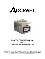 Adcraft VS-300 Instruction Manual preview