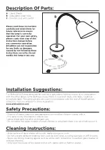 Preview for 2 page of &Tradition BELLEVUE AJ3 User Instructions