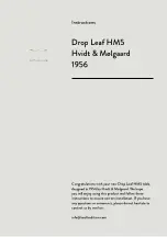 &Tradition Drop Leaf HM5 Instructions preview