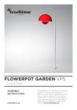 &Tradition FLOWERPOT GARDEN VP5 Assembly Instructions preview