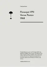 &Tradition Flowerpot VP3 Verner Panton 1968 Instructions preview
