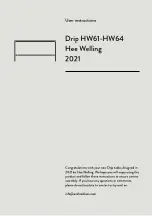 &Tradition Hee Welling Drip HW61 User Instructions preview