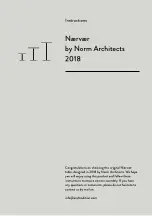 Предварительный просмотр 4 страницы &Tradition Norm Architects Naervaer NA10 Instructions Manual