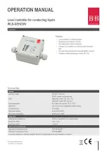 Preview for 1 page of B+B WLS-GEH230V Operation Manual