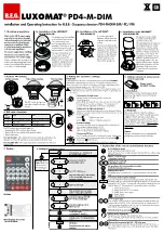 Предварительный просмотр 1 страницы B.E.G. LUXOMAT PD4-M-DIM-SM Installation And Operating Instruction