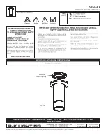 Preview for 1 page of B-K lighting DENALI Manual