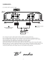 Предварительный просмотр 7 страницы B2 Audio Zero1 Owner'S Manual