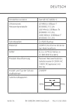 Предварительный просмотр 15 страницы baaske MI 1005 User Manual