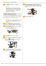 Preview for 42 page of Baby Lock Altair 2 Instruction & Reference Manual