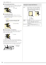 Preview for 72 page of Baby Lock Altair 2 Instruction & Reference Manual