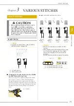 Preview for 73 page of Baby Lock Altair 2 Instruction & Reference Manual