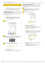 Preview for 104 page of Baby Lock Altair 2 Instruction & Reference Manual