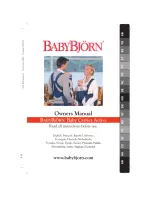 BabyBjorn Active Owner'S Manual preview