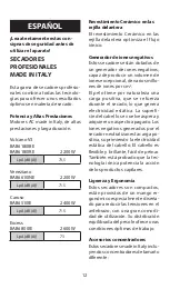 Preview for 12 page of BaByliss PRO Vulcano V3 Quick Manual