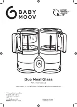 Preview for 1 page of babymoov Duo Meal Glass Instructions For Use Manual