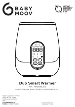 babymoov Duo Smart Warmer Instructions For Use Manual preview