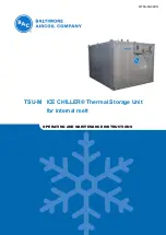 BAC ICE CHILLER TSU-M Series Operating And Maintenance Instructions Manual preview