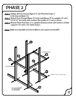 Предварительный просмотр 18 страницы Backyard Adventures Playcenter Belmont Owners Manual And Assemly Instruction