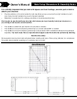 Preview for 2 page of Backyard Discovery STRATFORD Owner'S Manual