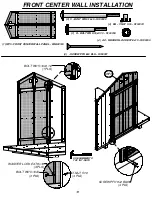 Preview for 40 page of Backyard READY SHED Instructions Manual