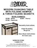 Badger Basket 02500 Assembly Instructions Manual preview