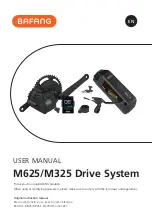 BAFANG M625 User Manual preview