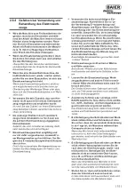 Предварительный просмотр 15 страницы Baier Elektrowerkzeuge BDB 819 Translation Of The Original Instruction Manual