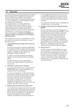 Предварительный просмотр 89 страницы Baier Elektrowerkzeuge BDB 819 Translation Of The Original Instruction Manual