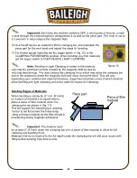 Preview for 23 page of Baileigh Industrial BB-7216M Operator'S Manual