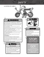 Preview for 8 page of Baja motorsports DB30 Mini Bike Owner'S Manual