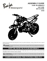 Baja motorsports DR50 Assembly Manual preview