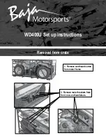 Baja motorsports WD400U Setup Instructions preview
