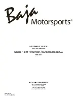 Предварительный просмотр 20 страницы Baja motorsports WR200 Assembly Manual