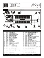 Предварительный просмотр 3 страницы Bakers Pride APC-18 Parts List