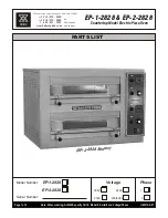 Bakers Pride EP-1-2828 Parts List предпросмотр